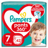Plienkové nohavičky Pampers Pants Veľkosť 7 42 ks