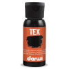 Darwi Farby na textil, 50 ml čierna
