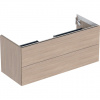 Geberit ONE - Umývadlová skrinka 118x50x47 cm, 2 zásuvky, dub 505.265.00.5