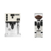Rancilio Silvia PRO X, bílá + Eureka Mignon XL, CR chrome