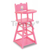 Jedálenská stolička High Chair Pink Corolle pre 36-42 cm bábiku ružová