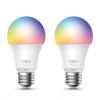 TP-Link Tapo L530E(2-pack) chytrá WiFi stmívatelná LED žárovka (barevná,2500K-6500K,806lm,2,4GHz,E27)