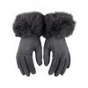 Rukavice - Dámske hmatové rukavice s kožušinou (Dámske hmatové rukavice s kožušinou)