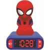 Budík Lexibook Spider-Man Night Light Radio Alarm Clock (3380743077314)