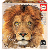 Puzzle Lion face shape Educa 375 dielov a Fix lepidlo od 11 rokov
