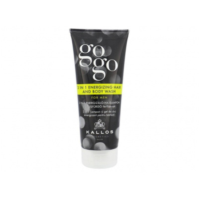 Kallos Cosmetics Gogo 2 in 1 Energizing Hair And Body Wash (M) 200ml, Sprchovací gél