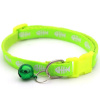 Obojek pro kotě/kočku fishbone 1x19-32cm Barva: Zelená