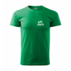 Malfini triko s potiskem Darts green