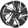 RACING LINE Racing Line YF0445 8.0x18 5x112 ET45 Mb - Polished + Black 57.1