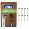 Oral-B CrossAction náhradné hlavice 8 ks - Biele