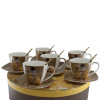 Home Elements Porcelánový set 6 šapo sad Klimt 6 x 250 ml Home Elements