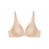 Dámska čipkovaná podprsenka Body Make-Up Illusion WP - Triumph naze béžová (00NZ) 080F
