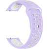 Eternico Sporty Universal Quick Release 22 mm Pure White and Purple AET-U22SP-WhPu