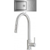 Teka BROOKLYN 60 M-XP 1B 1D PLUS nerezová oceľ + Deante LIMA F72 M nerezová oceľ