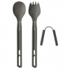 Sea to Summit Frontier UL Cutlery Set - [2 Piece] Long Handle Spoon and Spork Sivá