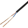 TRU COMPONENTS TC-13389160 gumový kábel H05RN-F 2 x 0.75 mm² čierna 100 m; TC-13389160