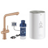 GROHE Red Duo M drezová batéria+ohrev a filtrácia vody, Brushed Warm Sunset 30327DL1 GRO 30327DL1