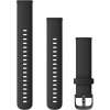 Garmin Řemínek Quick Release 18, silikonový, černý, šedá přezka 010-12932-01
