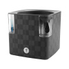 Plastkon Samozavlažovací květináč Cobble 14x14x14 cm antracitový