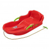 BABY MIX Plastové bôby s operadlom a brzdami Baby Mix Speed ​​bob Červené