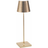 Stolná lampa Poldina 38 cm zlatá