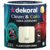 Farba na - DEKORAL Farba CLEAN & COLOR čistá forma 2,5L (Farba na - DEKORAL Farba CLEAN & COLOR čistá forma 2,5L)