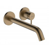 Hansgrohe Tecturis S Umývadlová batéria pod omietku, s výpusťou, 2-otvorová inštalácia, EcoSmart, kefovaný bronz 73351140-HG