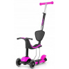 Trojkolka, kolobežka Milly Mally, Scooter Little Star 3 v 1 - ružová Milly Mally