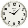 Nástenné hodiny Secco biela 24,5cm (S TS6019-77)