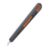Čierno-oranžový plastový nastaviteľný nôž na krabice SLICE - dĺžka 13,9 cm, šírka 2,2 cm, výška 1,1 cm