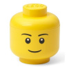 LEGO® úložná hlava mini chlapec s vekom 10,2 x 10,2 x 12 cm