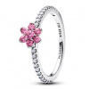 PANDORA Timeless strieborný prsteň Ružový kvet 194499C02