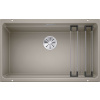 Blanco Etagon 700 Silgranitový drez, 73x46 cm, s pojazdmi, tartufo 525174