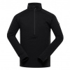 Mikina pánska ALPINE PRO GETT rýchloschnúca čierna 4XL
