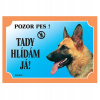 Dafiko Tabuľka nemecký ovčiak profil 1 ks