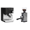 Rancilio Silvia BC, black + Eureka Mignon Libra 65 All Purpose, CR grey