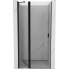 Mexen Mist otočné sprchové dvere 75 cm, priehľadné, čierne - 8A4-075-000-70-00