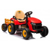 Lean Cars elektrický traktor s vlečkou BBH-030 na diaľkové ovládanie červená
