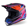 přilba SM7 FUSE, ALPINESTARS (modrá/fialová/růžová) 2026 M140-2710
