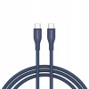 Kábel Canyon USB-C – USB-C 1 m modrý