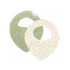 Little Dutch Podbradník bandana Blueberry Leaves & Sage 2 ks