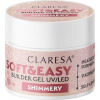 Claresa Třpytivý gel na nehty CLARESA Soft&Easy Builder 45 g