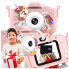 DIGITÁLNY FOTOAPARÁT HRAČKA PRE DETI JEDNOROŽEC 48Mpx SELFIE + KARTA 32GB + HRY