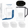 Filtračná kanvica Wessper D3 SLIM FutureFlow 2,7 l čierna
