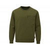 BENNON SELENA SWEATSHIRT KHAKI / Pánska mikina s náprsným vreckom na zips - khaki XXXL