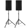 Power Dynamics PD415A 2800W Set aktívnych reproboxov so stojanmi
