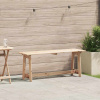 zahrada-XL Vonkajšia lavička Prírodná 119 x 47 x 35 cm 4012191