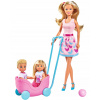 Bábika Barbie - SIMBA Steffi Doll Opatrovateľka Evi a Timi (Bábika Barbie - SIMBA Steffi Doll Opatrovateľka Evi a Timi)