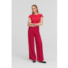 NOHAVICE KARL LAGERFELD SATIN SUIT PANTS PERSIAN RED