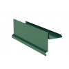 Záveterná lišta RŠ 333, 3 bm, lakovaný zinok, machovo zelená RAL 6005
